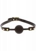 Knebel kulka Studded Mouth Gag Black